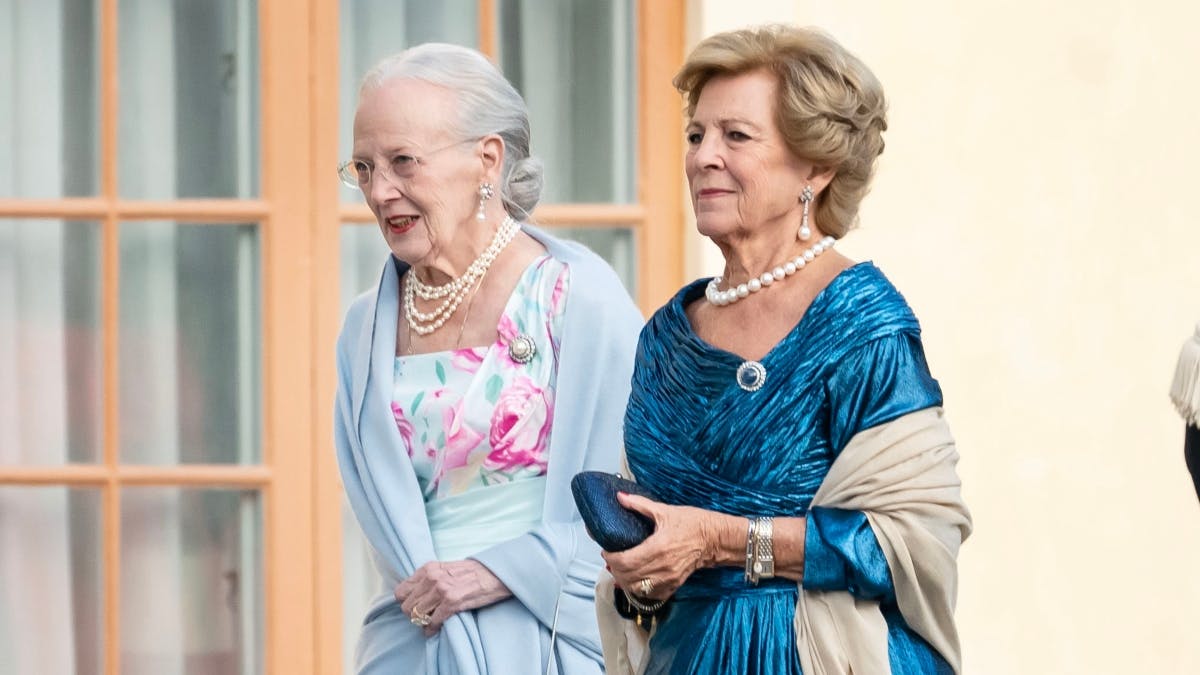 Dronning Margrethe og dronning Anne-Marie