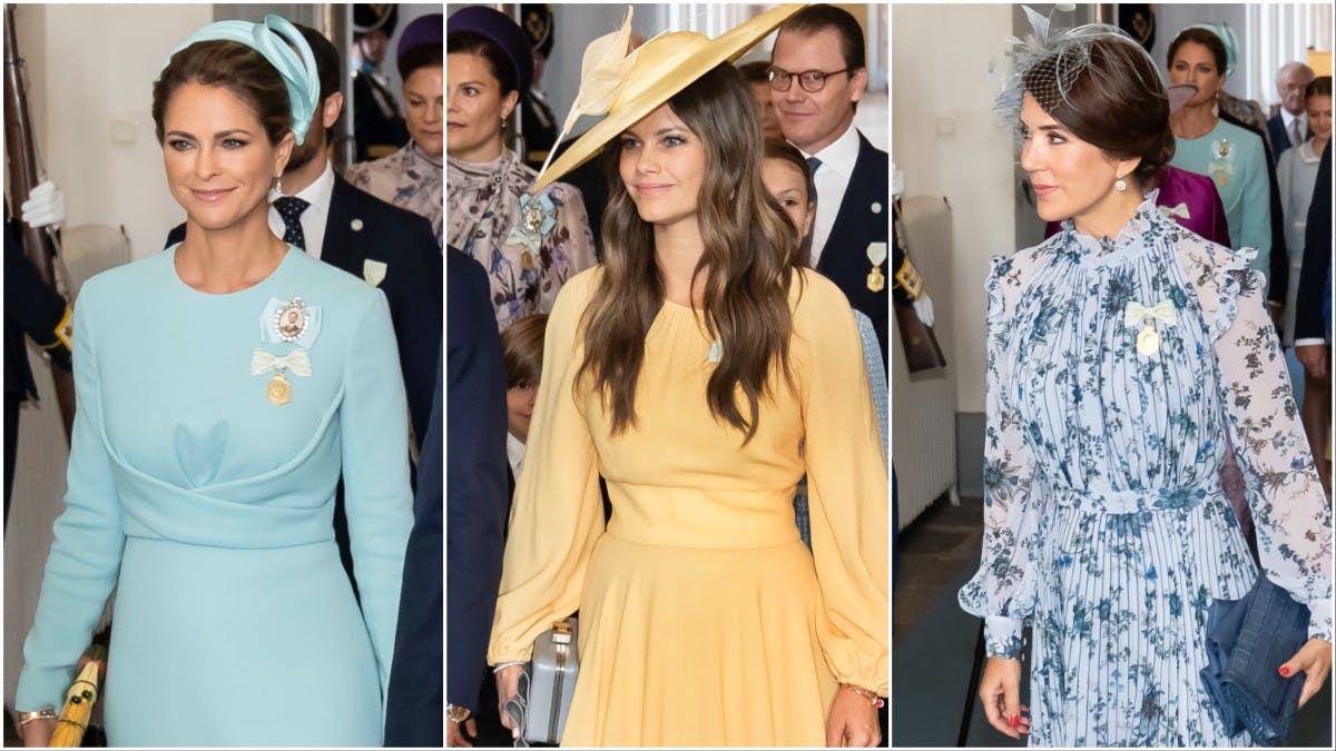 Prinsesse Madeleine, prinsesse Sofia og kronprinsesse Mary.