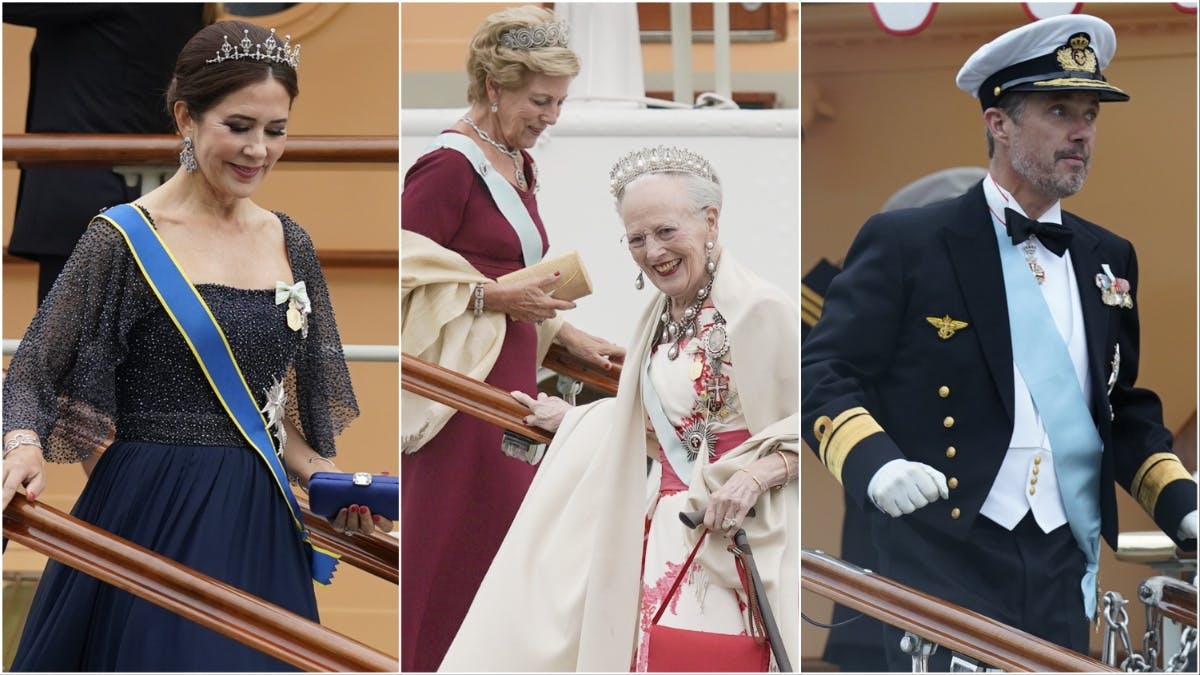 Kronprinsesse Mary, dronning Anne-Marie, dronning Margrethe og kronprins Frederik.&nbsp;