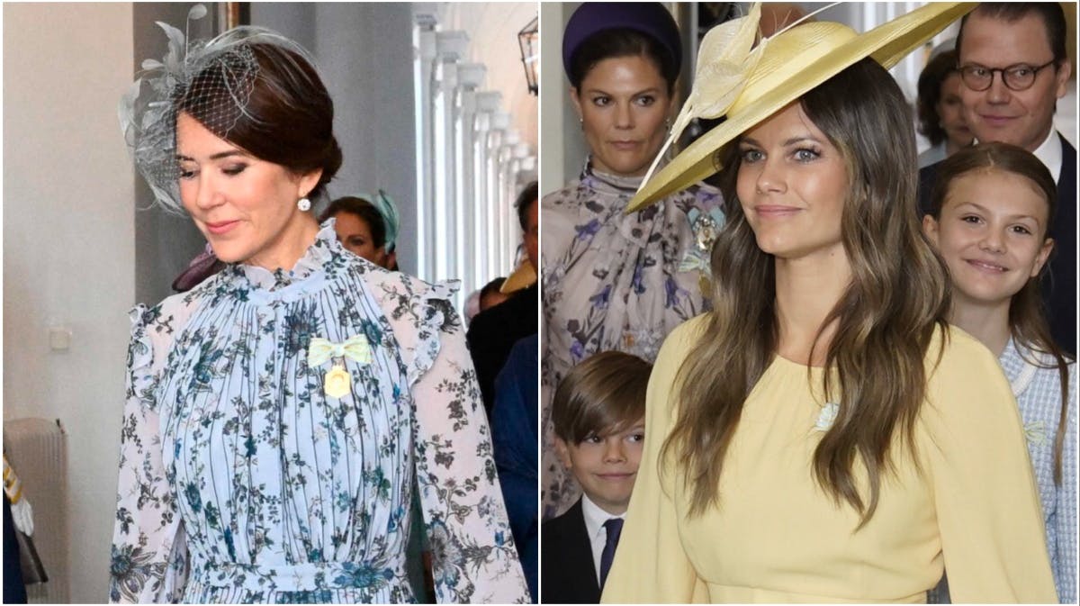 Kronprinsesse Mary og prinsesse Sofia.