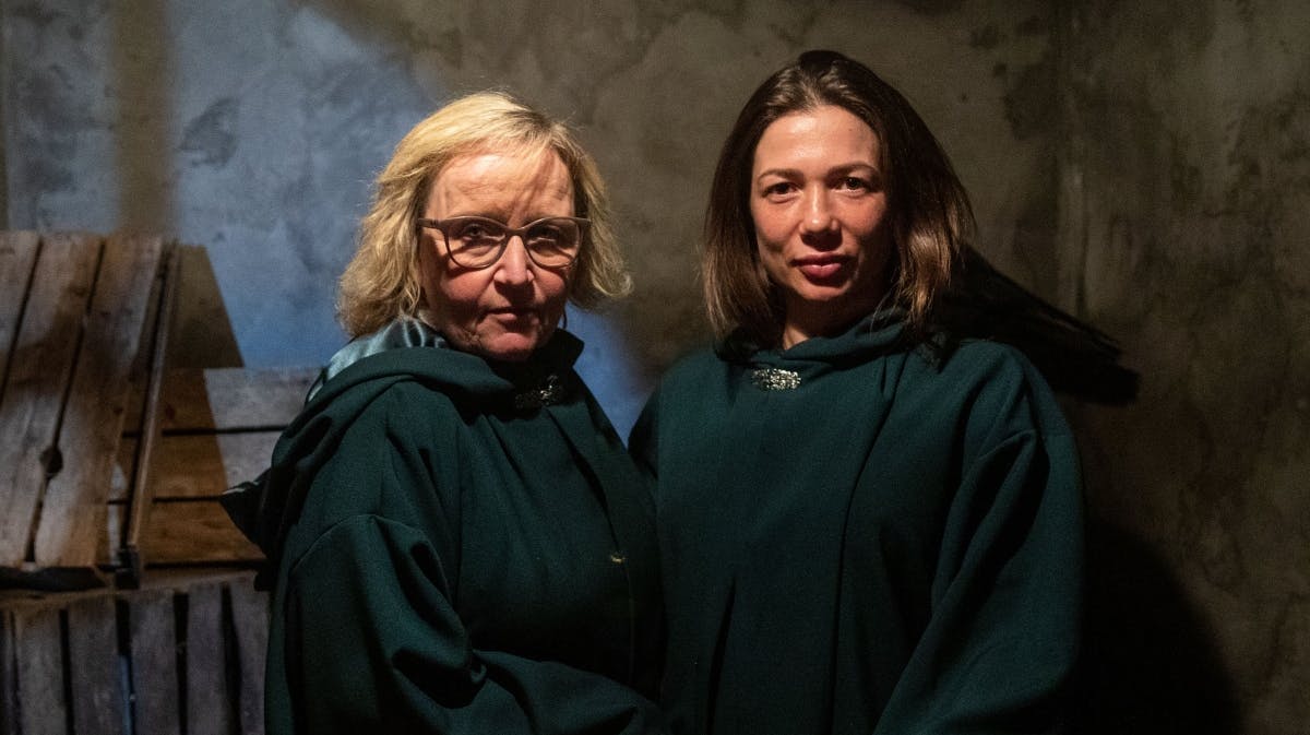 Tine Gøtzsche og Sarah Mahfoud. 