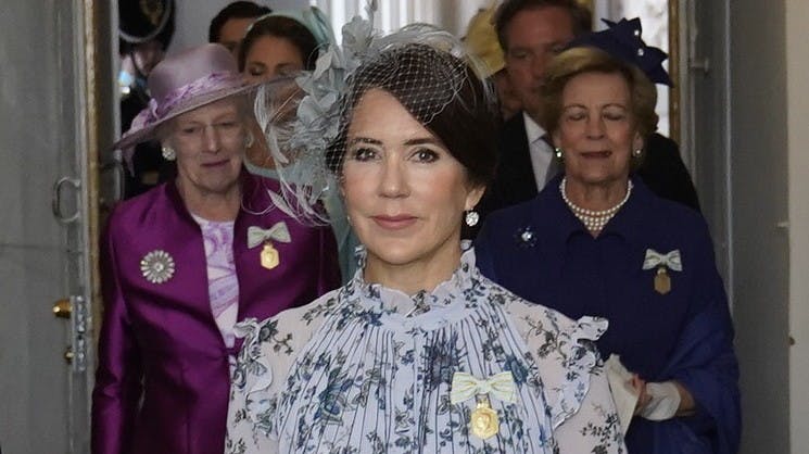 Kronprinsesse Mary ankommer til Te Deum 