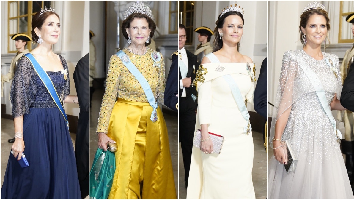 Kronprinsesse Mary, dronning Silvia, prinsesse Sofia og prinsesse Madeleine.&nbsp;