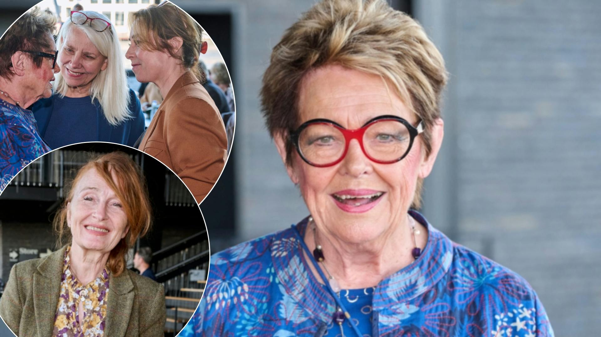 Ghita Nørby med Kirsten Olesen, Sofie Gråbøl og Bodil Jørgensen. 