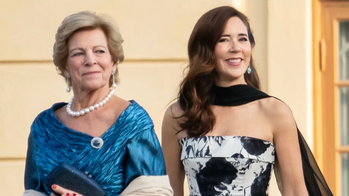 Dronning Anne-Marie og kronprinsesse Mary