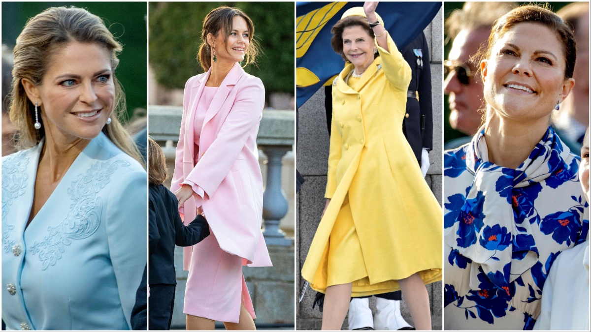 Prinsesse Madeleine, prinsesse Sofie, dronning Silvia og kronprinsesse Victoria