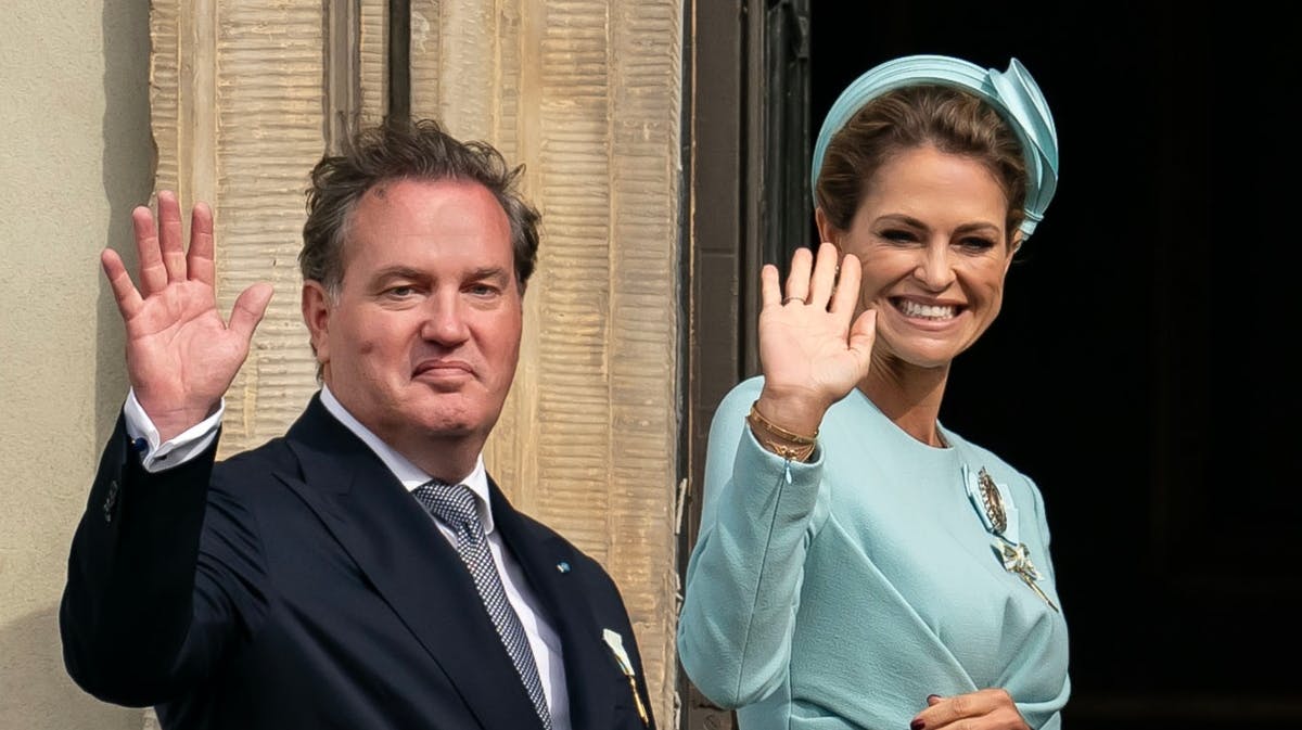 Chris O'Neill og prinsesse Madeleine. 
