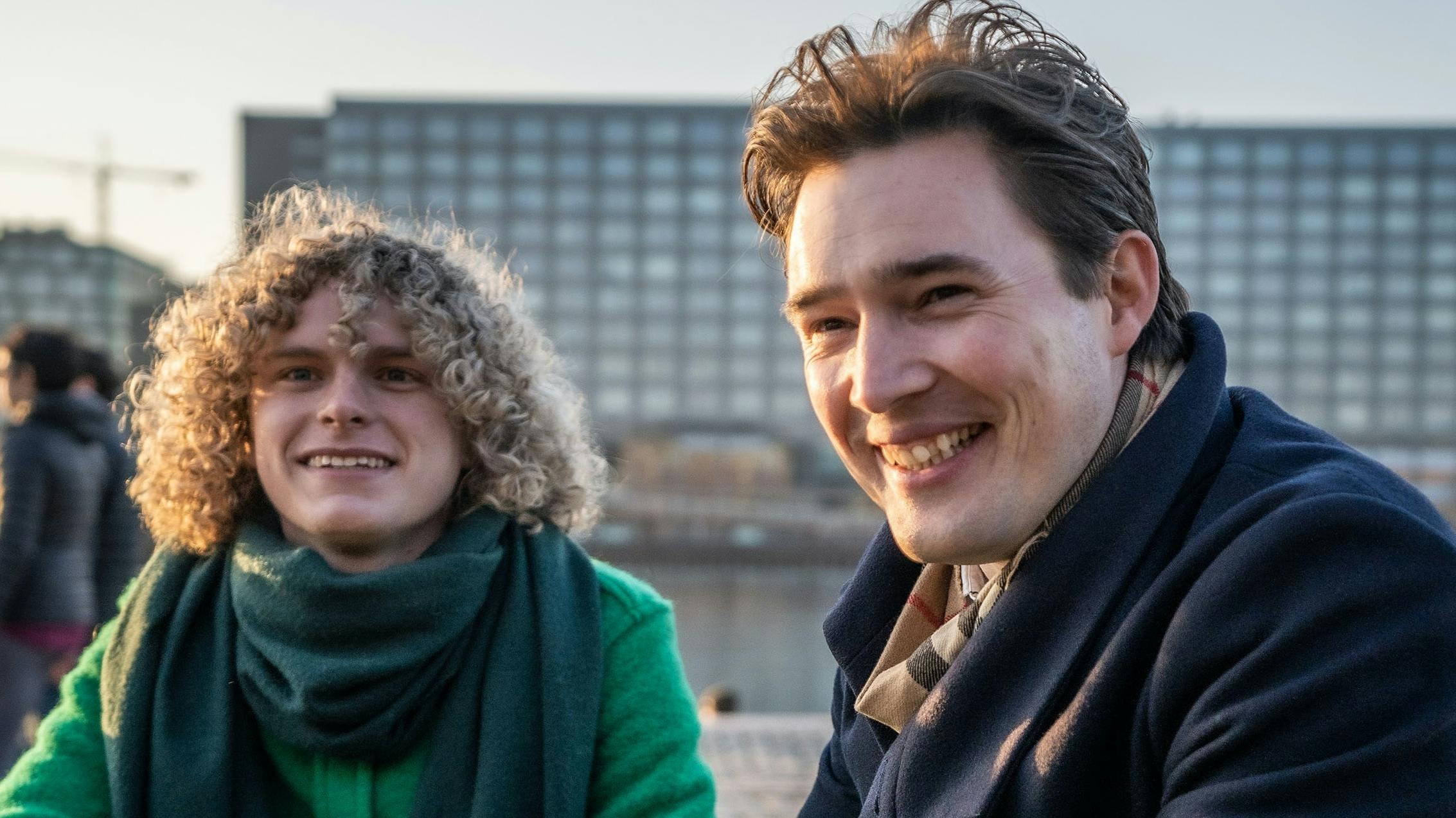 Martin Parnov Reichhardt og kæresten Benjamin.