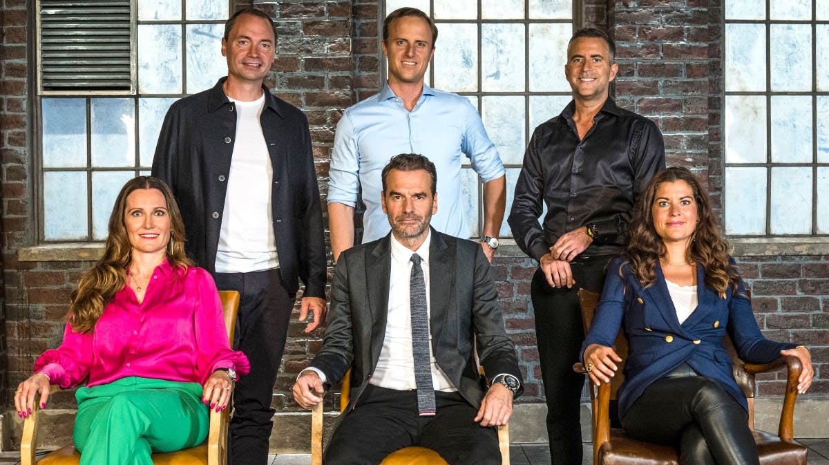 Tommy Ahlers, Christian Arnstedt, Jacob Risgaard, Anne Stampe, Louise Herping, Jesper Buch