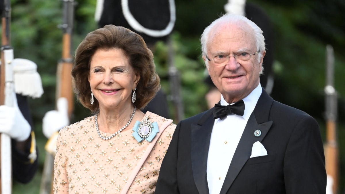 Kong Carl Gustaf og dronning Silvia.&nbsp;