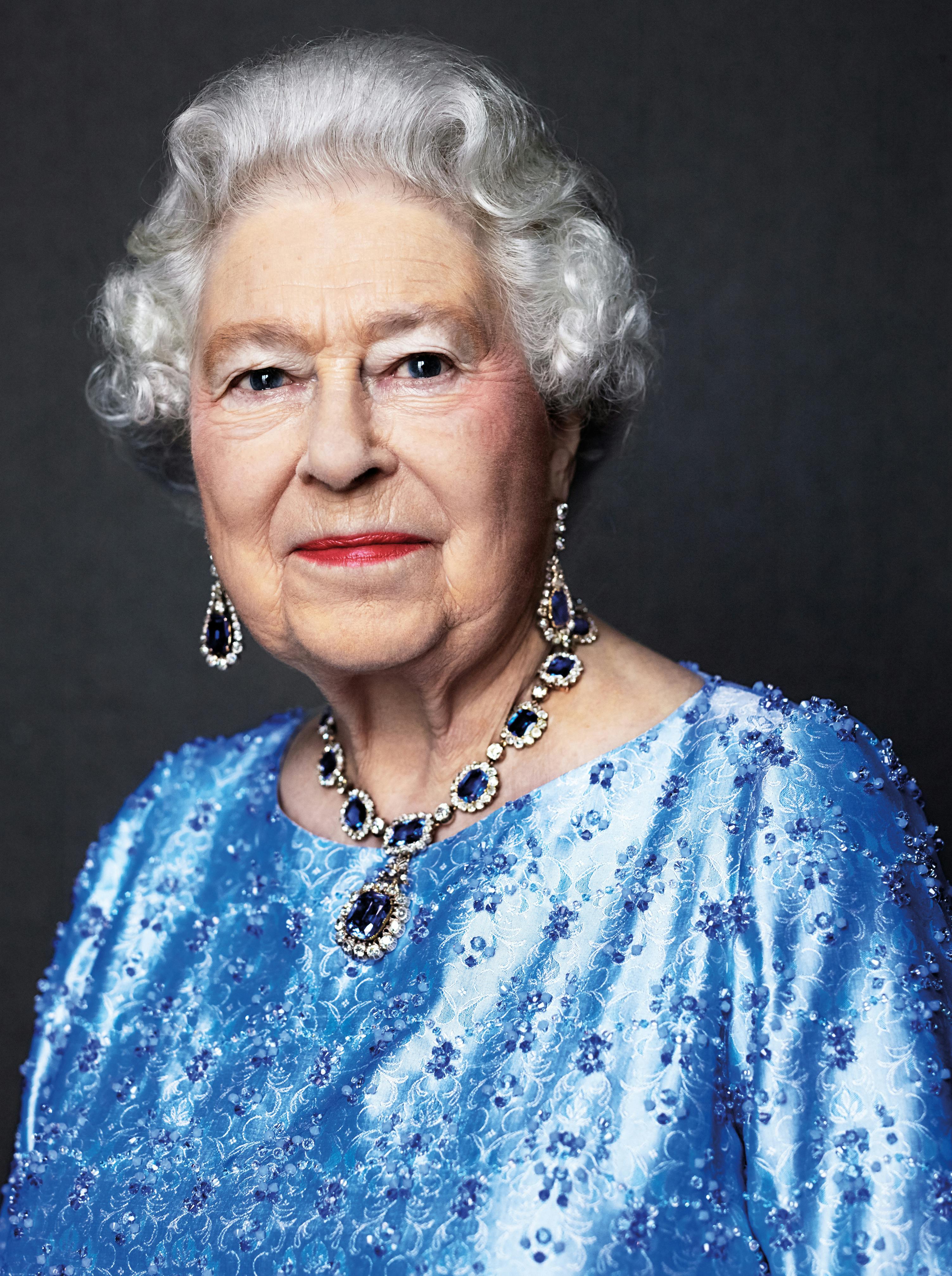 Dronning Elizabeth med King George VI Sapphire Suite. 