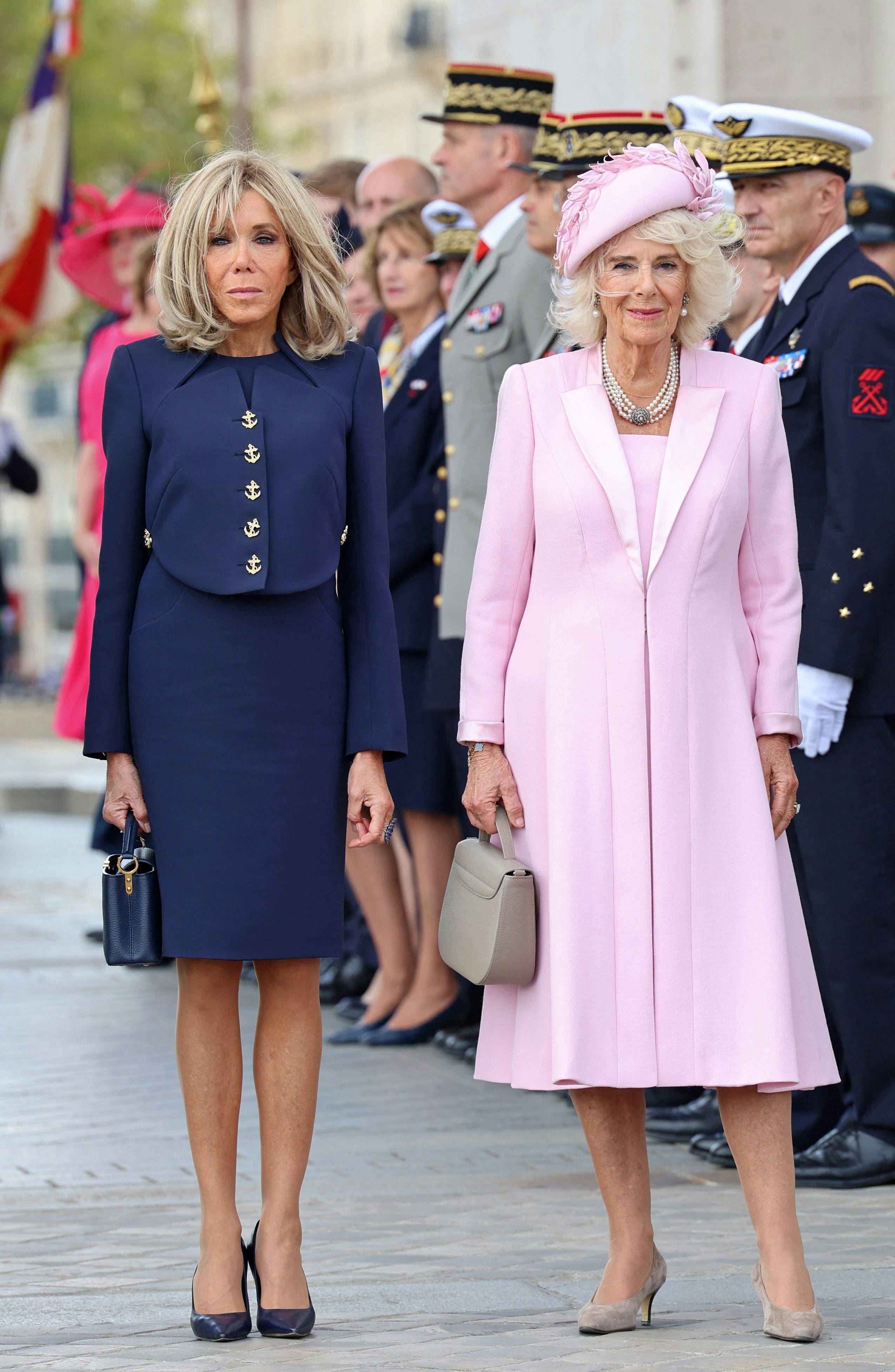 Brigitte Macron og dronning Camilla.