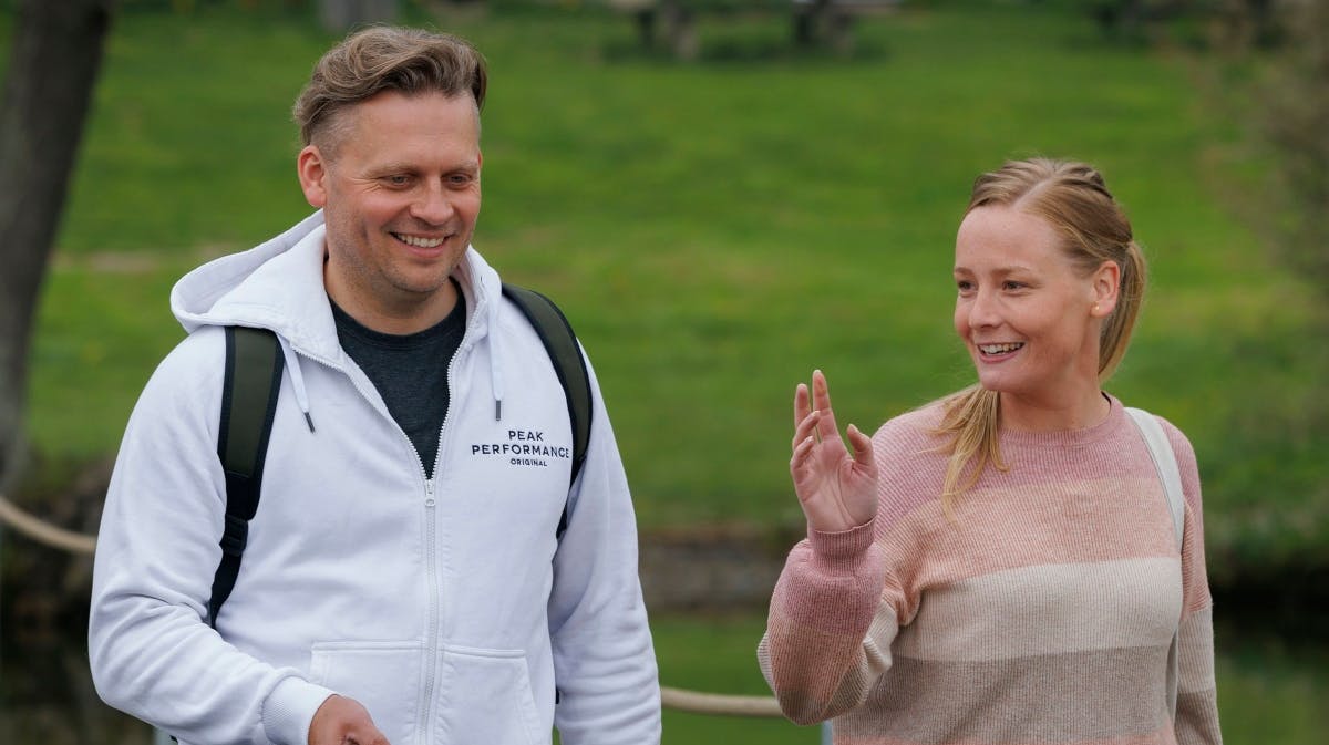 Niels Erik og Christina. 