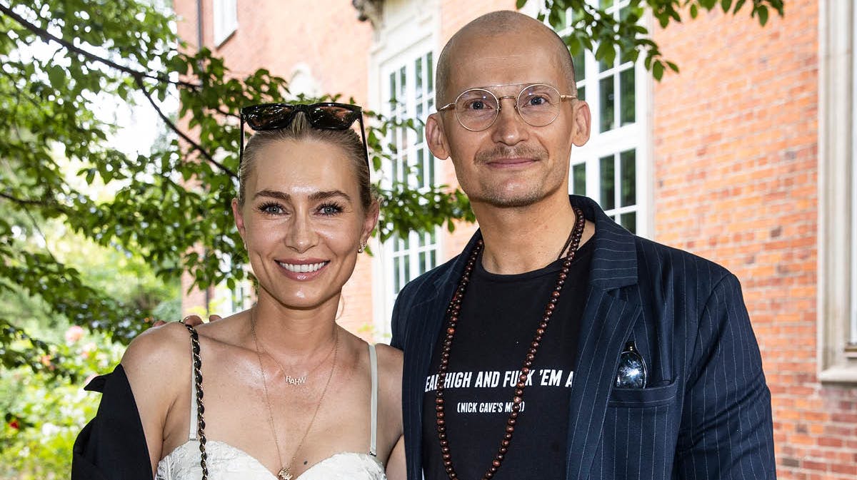 Christian Stadil med hustruen Alice.