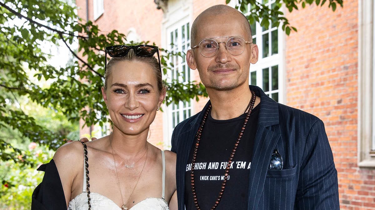 Christian Stadil med hustruen Alice.