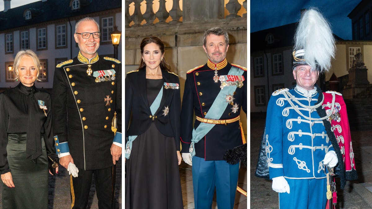 Kronprinsesse Mary og kronprins Frederik ankom efter de øvrige gæster til Fredensborg Slot.&nbsp;