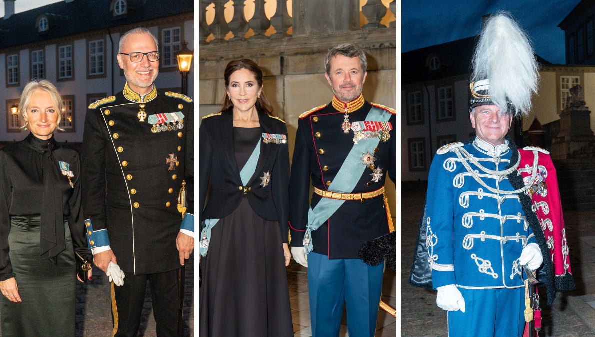 Kronprinsesse Mary og kronprins Frederik ankom efter de øvrige gæster til Fredensborg Slot.&nbsp;