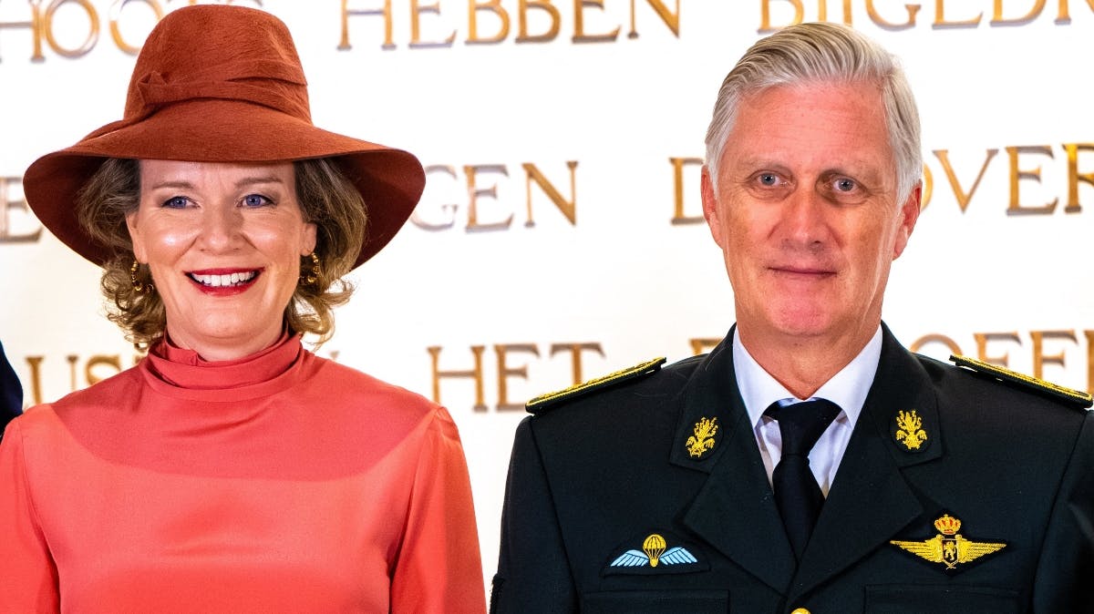 Dronning Mathilde og kong Philippe