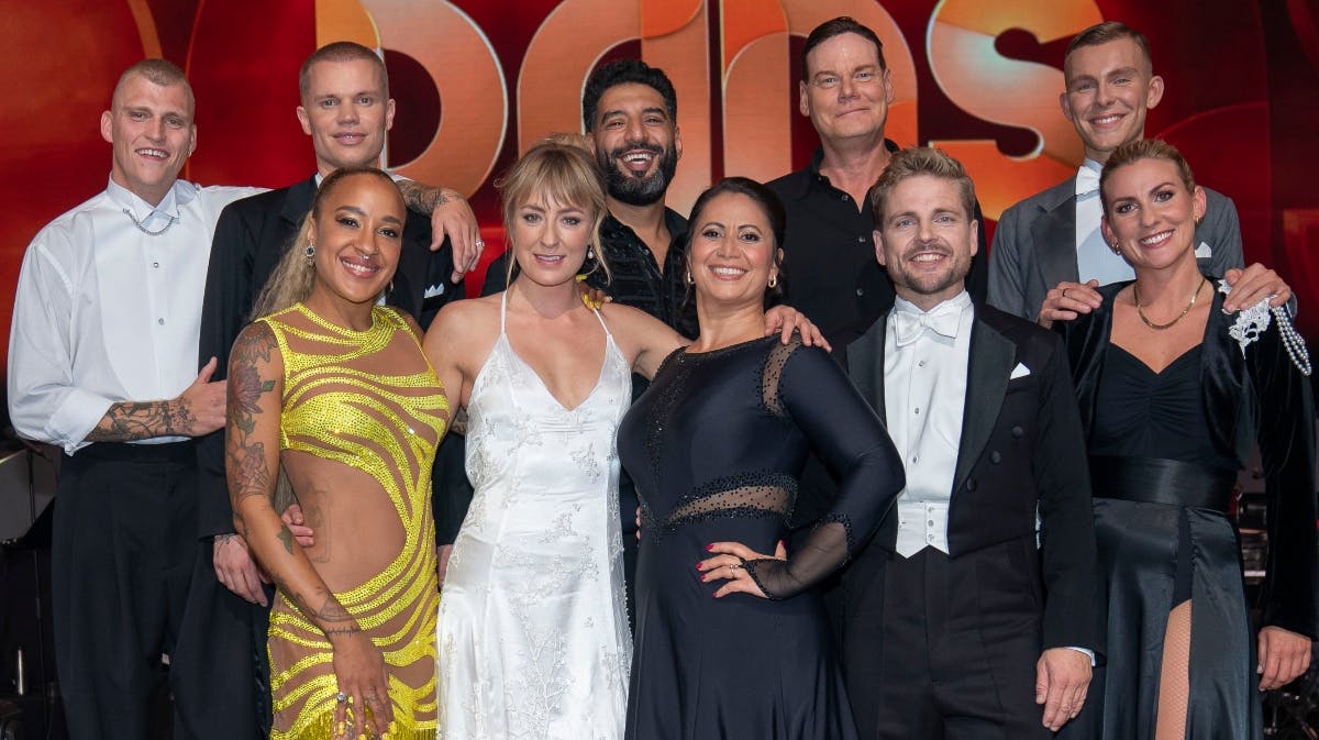 De 10 nydansere i "Vild med dans" 2023. 