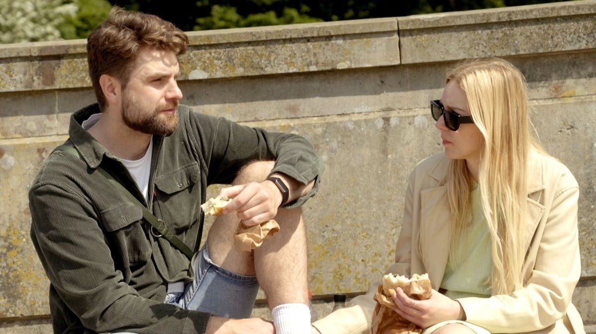 Sara og Rasmus fra "Gift ved første blik". 