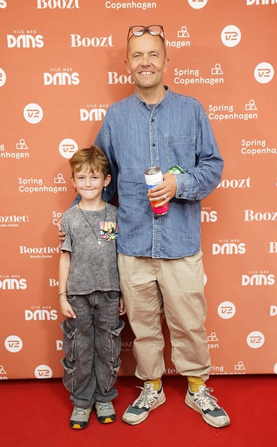 Rasmus Backhaus med sønnen Luis.