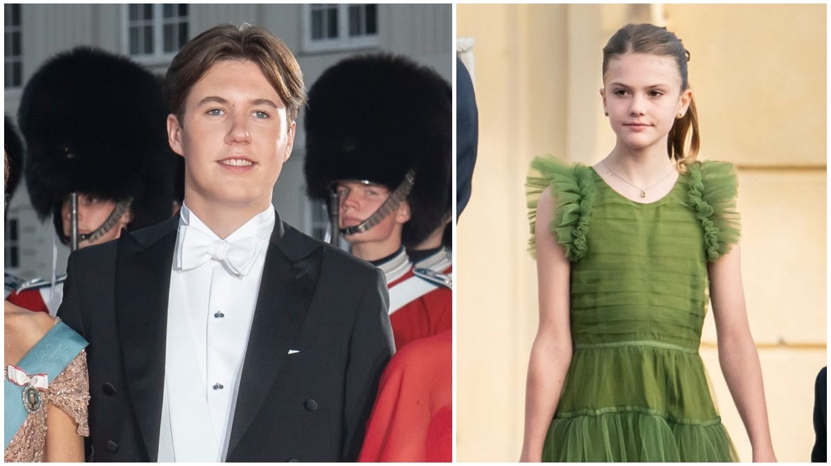 Prins Christian og prinsesse Estelle.