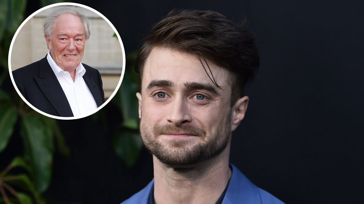 Michael Gambon og Daniel Radcliffe. 