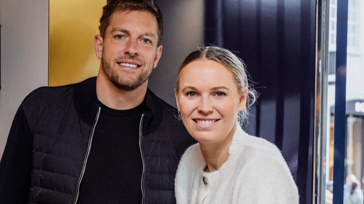 Caroline Wozniacki og David Lee