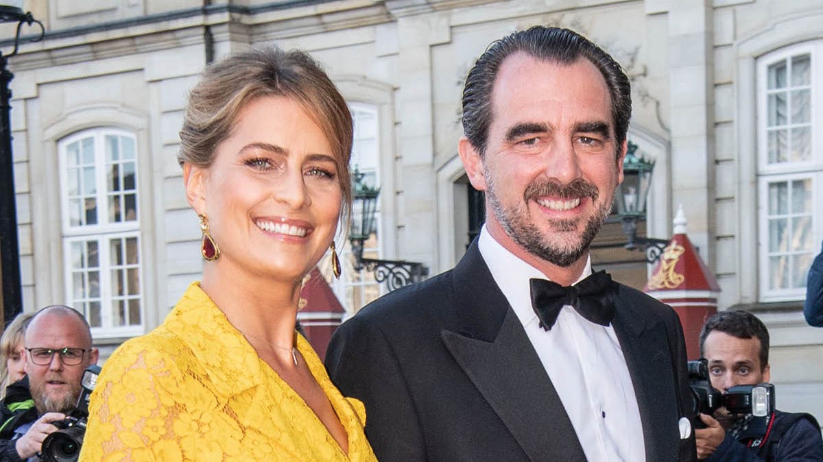 Prinsesse Tatiana og prins Nikolaos.