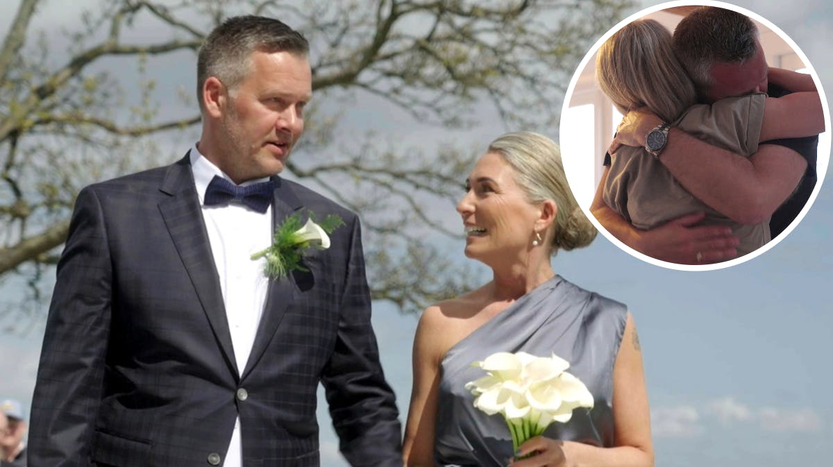 Martin og Pernille fra "Gift ved første blik". 