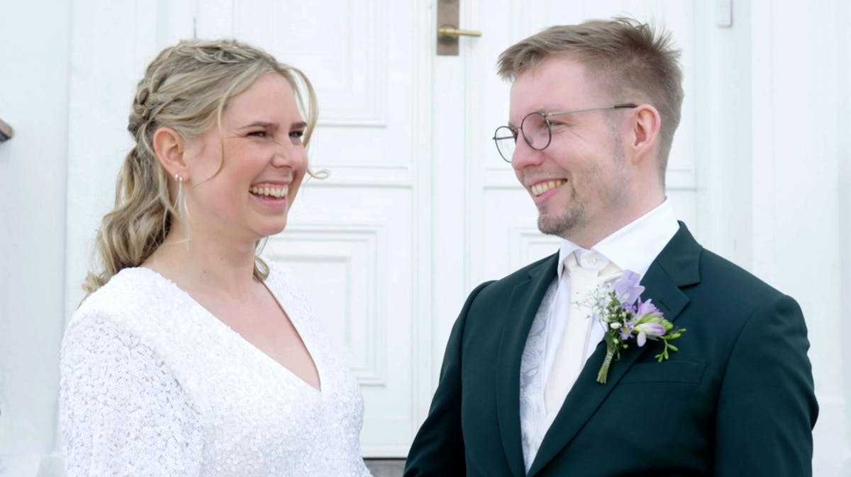 Sara og Nicklas fra "Gift ved første blik". 