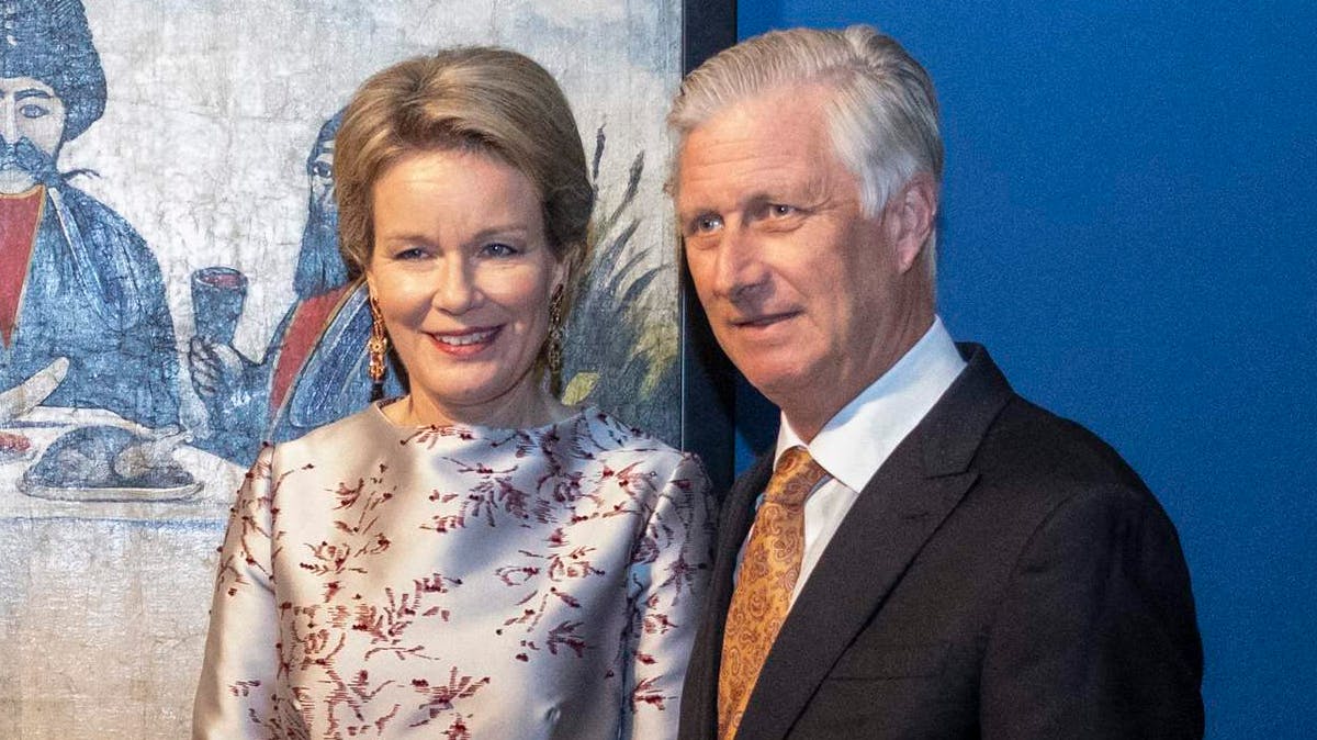 Dronning Mathilde og kong Philippe. 