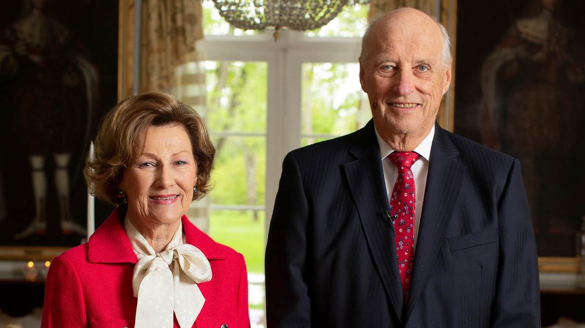 Dronning Sonja og kong Harald.