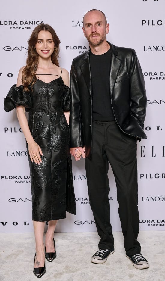 Lily Collins og Charlie McDowell