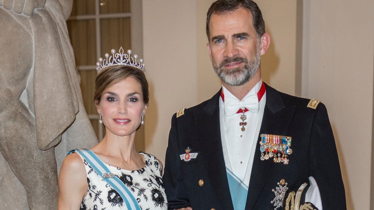Dronning Letizia og kong Felipe