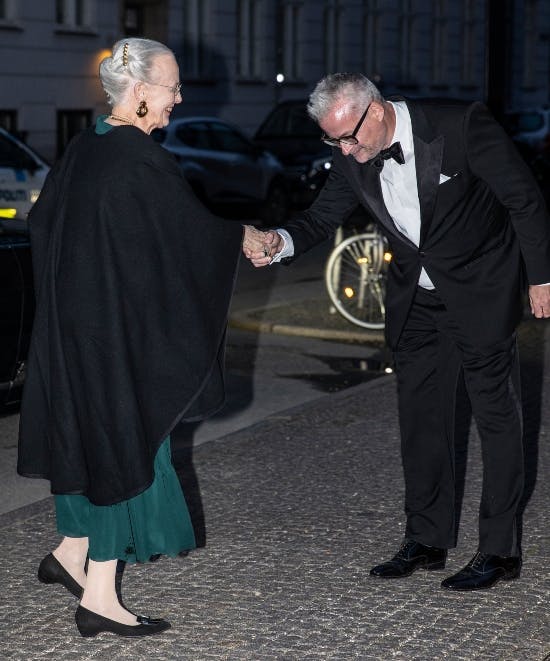 Dronning Margrethe og Rane Willerslev