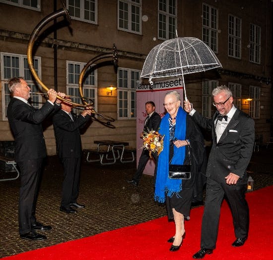 Dronning Margrethe og Rane Willerslev
