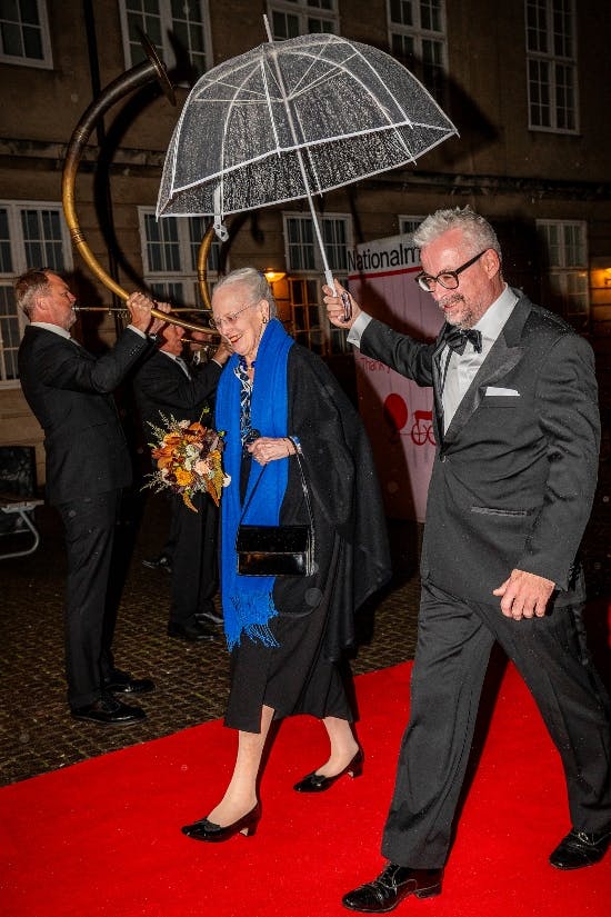 Dronning Margrethe og Rane Willerslev