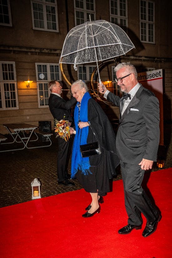 Dronning Margrethe og Rane Willerslev