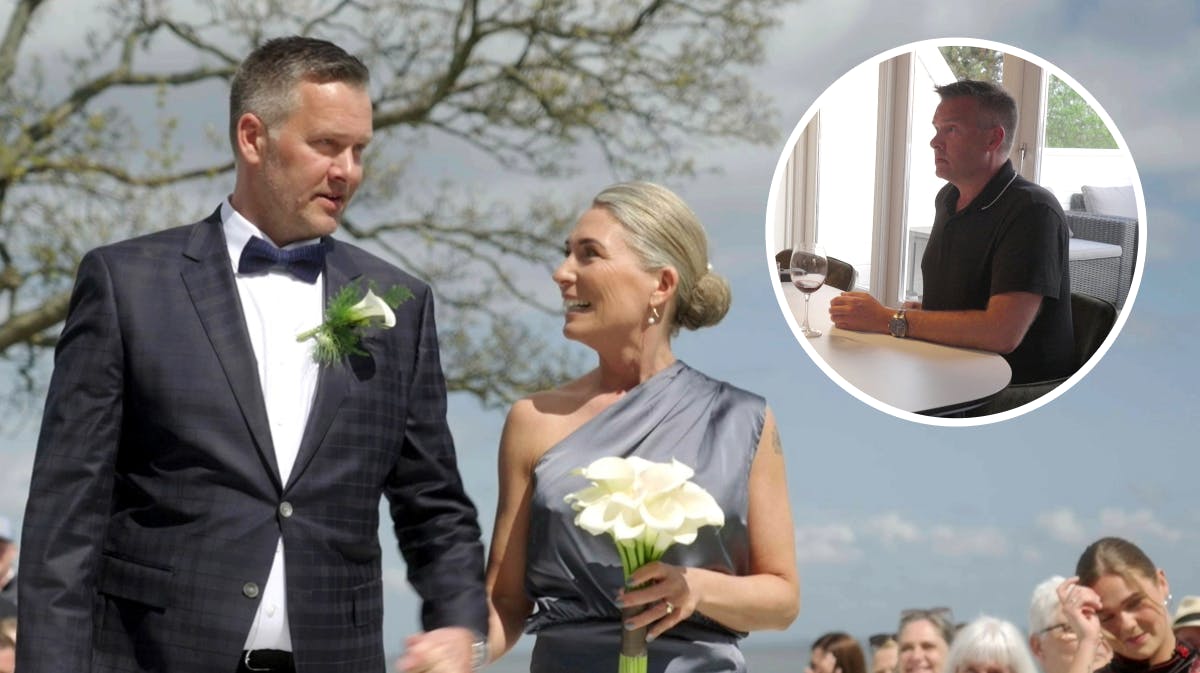 Martin og Pernille fra "Gift ved første blik". 