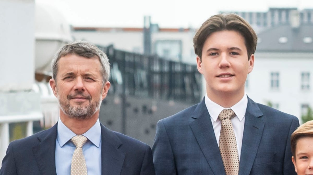 Kronprins Frederik og prins Christian