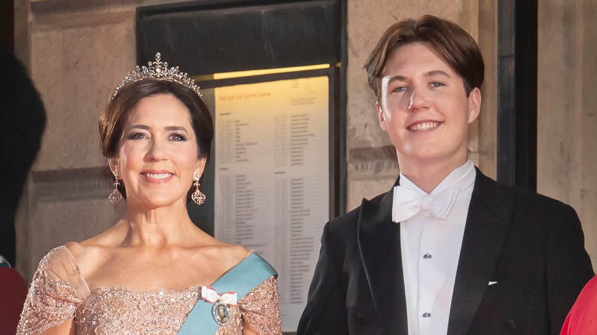 Kronprinsesse Mary og prins Christian. 