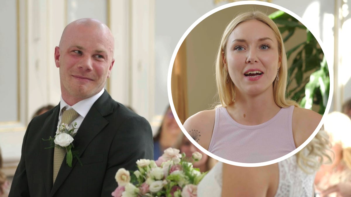 Mark og Sara fra "Gift ved første blik". 