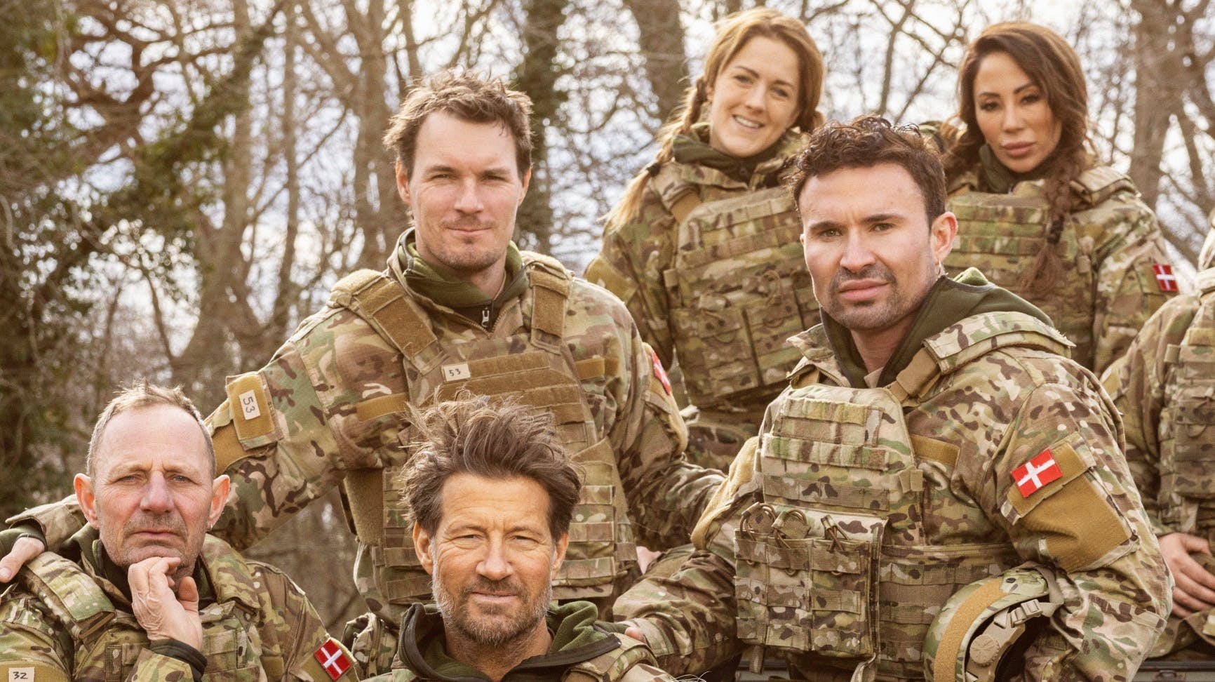 Deltagere i "Stjerner i trøjen" på Kanal 5 i 2023.