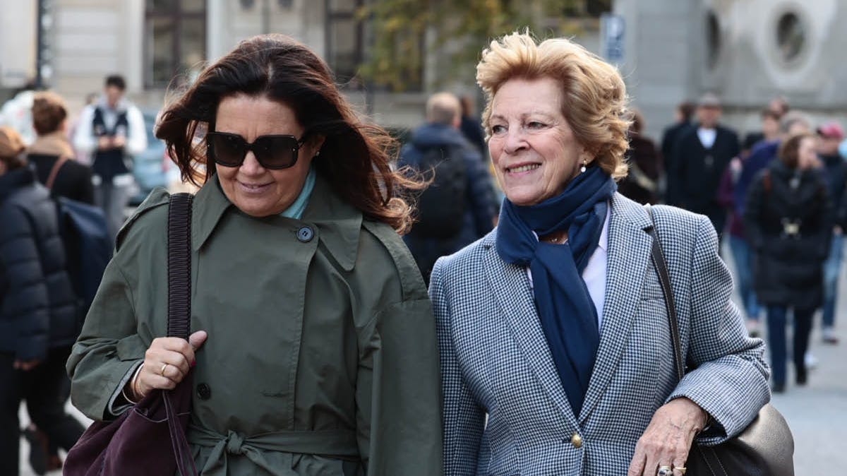 Prinsesse Alexia og dronning Anne-Marie i København. 