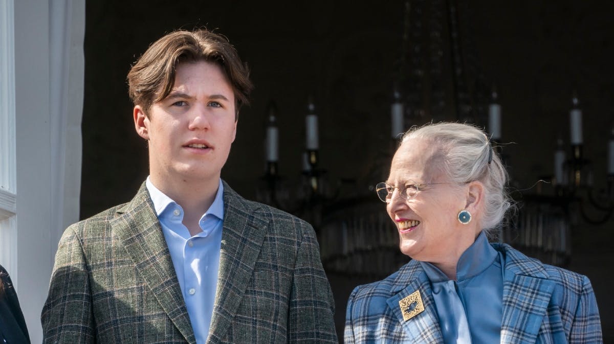 Prins Christian og dronning Margrethe