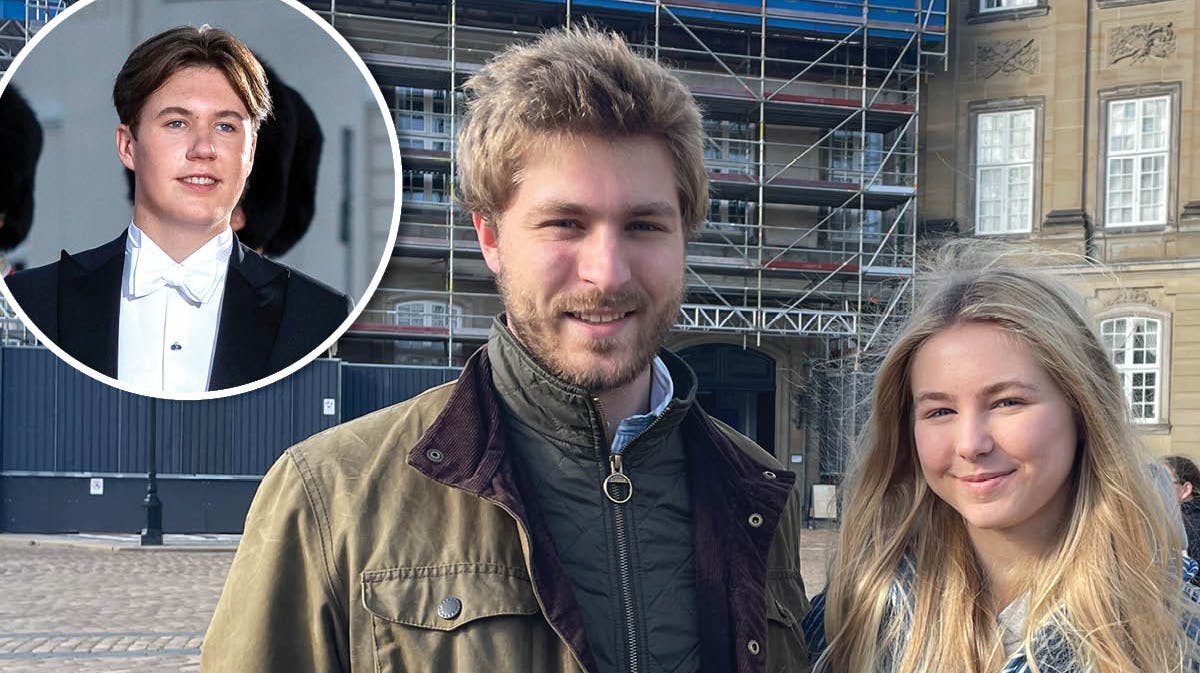 Prins Christian samt grev Richard og komtesse Ingrid.