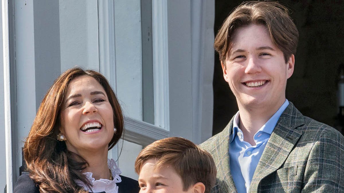 Kronprinsesse Mary og prins Christian.