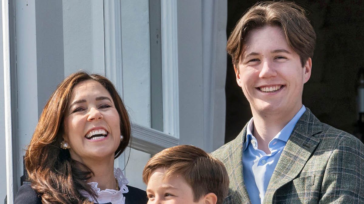 Kronprinsesse Mary og prins Christian.