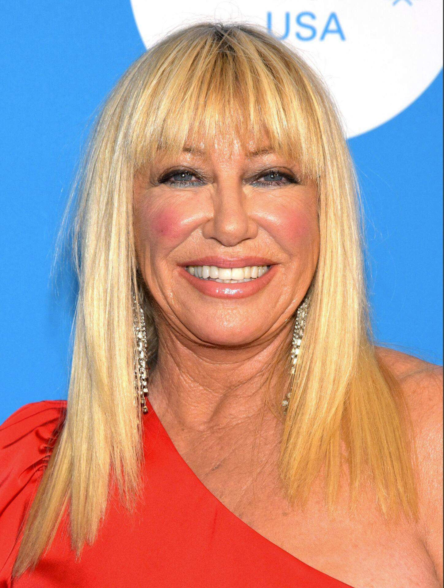 (FILES) Suzanne Somers attends the 7th Biennial UNICEF Ball at The Beverly Wilshire Hotel on April 14, 2018 in Beverly Hills, California. Actress Suzanne Somers died at her home on October 15, 2023, she was 76. (Photo by TARA ZIEMBA / AFP)